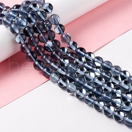 Synthetic Moonstone Beads Strands G-E573-02C-30-1