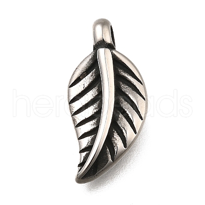 Retro 304 Stainless Steel Pendants STAS-L284-17AS-01-1