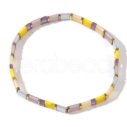Vintage Ethnic Style Glass Seed Beads Stretch Bracelets for Women EH7956-21-1