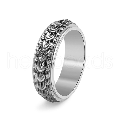 Rotatable Stainless Steel Finger Ring PW-WG50513-04-1