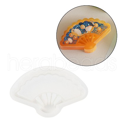 Fan Pendant DIY Silhouette Silicone Molds DIY-Z040-01D-1