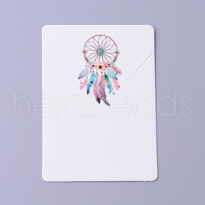 Cardboard Necklace Display Cards CDIS-F002-07B-1