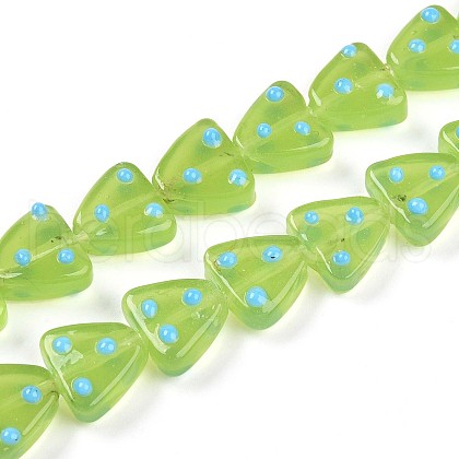Handmade Lampwork Beads Strands LAMP-N028-01C-1