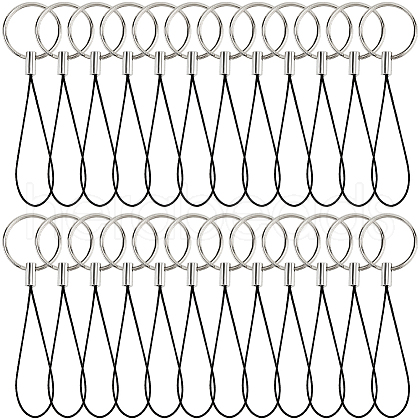 Gorgecraft 60Pcs Polyester Lanyard Wrist Strap Phone Straps FIND-GF0006-53-1