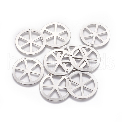 Tarnish Resistant 201 Stainless Steel Pendants STAS-L234-116P-1
