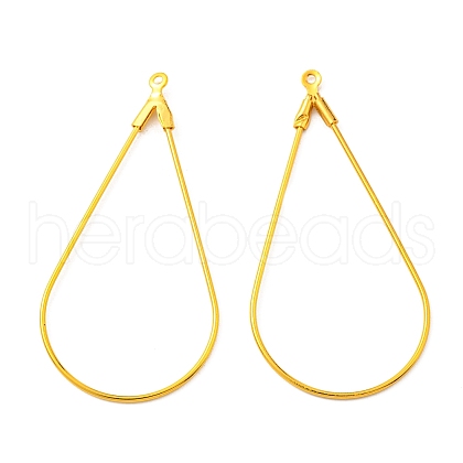 Brass Pendants KK-E050-01G-1