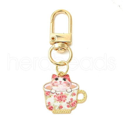 Alloy Enamel Pendant Decoration HJEW-JM02632-04-1