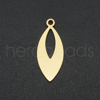 201 Stainless Steel Open Back Bezel Pendants STAS-R111-LA172-9-1