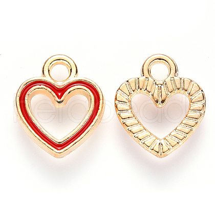 Alloy Enamel Charms X-ENAM-S121-040-1