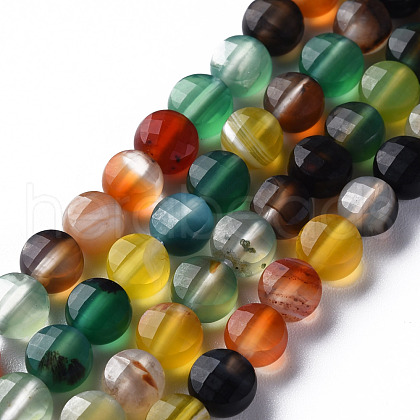 Natural Agate Beads Strands G-N326-98G-1