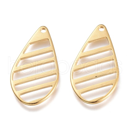 201 Stainless Steel Pendants STAS-K212-06G-1