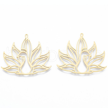 201 Stainless Steel Pendants STAS-N090-LA937-2-1