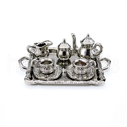 Vintage Mini Alloy Tea Set BOTT-PW0001-217S-1