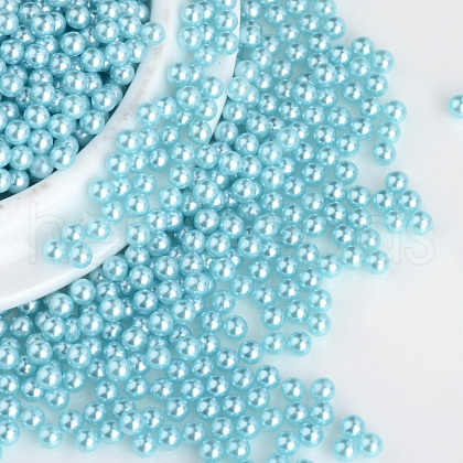 Imitation Pearl Acrylic Beads X-OACR-S011-8mm-Z19-1