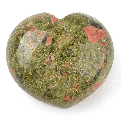 Mother's Day Gifts Natural Unakite Thumb Massage Stone G-I367-06L-1