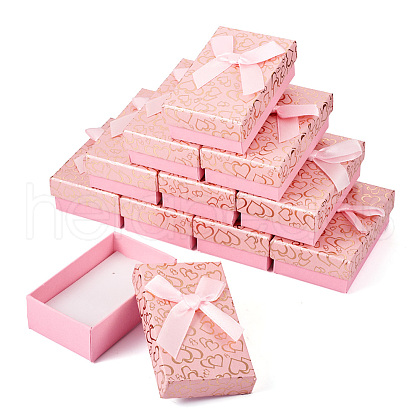 Heart Pattern Cardboard Jewelry Packaging Boxes CON-TAC0011-04A-01-1