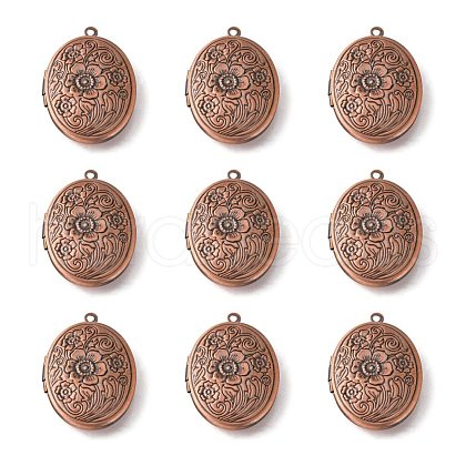Brass Locket Pendants ECF133-2R-1