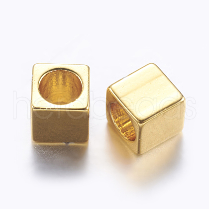 Brass Beads KK-K197-55G-1