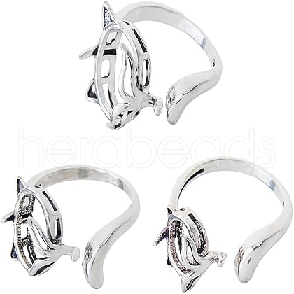 3Pcs 3 Styles Adjustable Brass Finger Ring Components FIND-HS0001-03AS-1