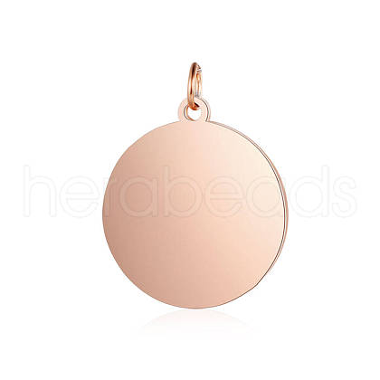 Ion Plating(IP) 304 Stainless Steel Pendants STAS-I311-33H-RG-1