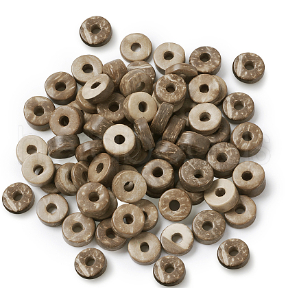 Dyed Donut Coconut Beads COCB-TA0001-01-1