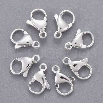 304 Stainless Steel Lobster Claw Clasps STAS-E464-21A-S-1