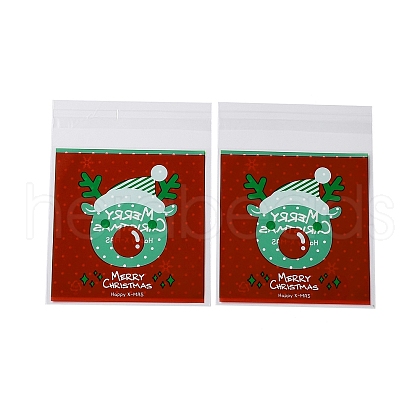 Christmas Theme Plastic Bakeware Bag OPP-Q004-04H-1