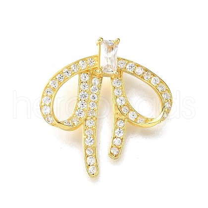 925 Sterling Silver Pave Clear Cubic Zirconia Pendants STER-P067-04G-1