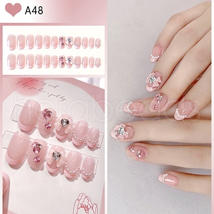 Plastic False Nail Tips PW-WGFBF36-01-1