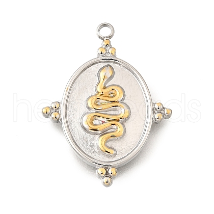 304 Stainless Steel Pendants STAS-M123-03F-PG-1
