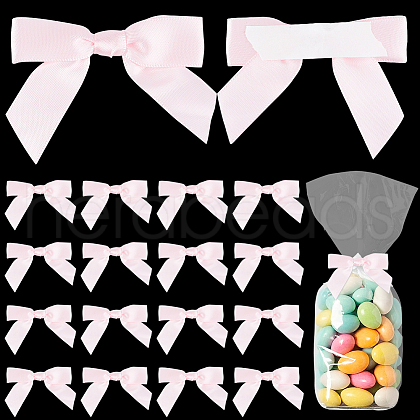 50Pcs Polyester Bowknot DIY-DR00010-1