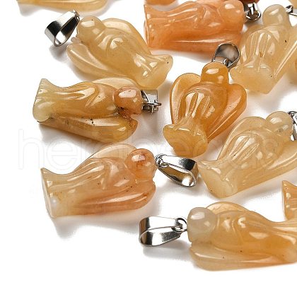 Natural Topaz Jade Pendants G-B127-10P-05-1