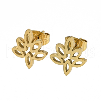 304 Stainless Steel Stud Earrings EJEW-G384-04C-1