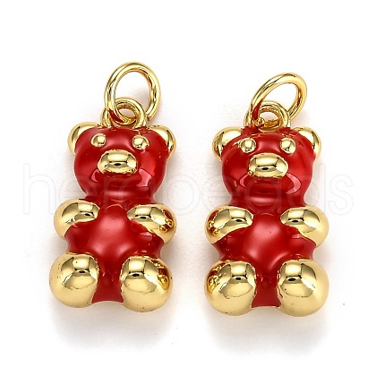 Real 18K Gold Plated Brass Pendants KK-L206-001I-G-1