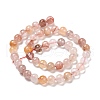 Natural Hematoid Quartz/Ferruginous Quartz Bead Strands G-E571-20A-3
