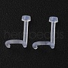 Acrylic Fishtail Nose Ring AJEW-YWC0001-01H-1