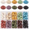 Synthetic Lava Rock Round Beads Strands G-NB0001-85-1