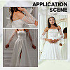 Polyester Detachable Mesh Puff Sleeves AJEW-WH0270-358-6
