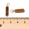 Natural Tiger Eye Pendants STAS-R165-01G-3