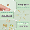 ARRICRAFT 120Pcs 3 Style 304 & 202 Stainless Steel & Brass Ball Post Stud Earring Findings Sets FIND-AR0003-85-4