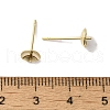 Brass Studs Earrings Finding KK-K383-01D-G-3