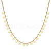 Brass Pendant Twisted Chain Necklaces for Women FS-WGE536B-04-2
