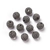 Unwaxed Natural Lava Rock Beads X-G-F325-8mm-A09-1