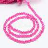 Natural Agate Bead Strands X-G-R344-3mm-34-2