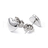 Non-Tarnish 304 Stainless Steel Stud Earring EJEW-I285-15P-2