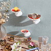 Olycraft 3Pcs 3 Style Resin Wall Sconce Candle Holder AJEW-OC0004-32-5