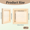 DIY Children Wood Decoration Clay Picture Frame WOOD-WH20008-07G-2