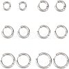 UNICRAFTALE 12Pairs 6 Styles 304 Stainless Steel Huggie Hoop Earrings EJEW-UN0001-47P-1