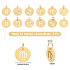 SUNNYCLUE 304 Stainless Steel Pendants STAS-SC0001-84G-2