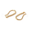 Brass Earring Hooks KK-WH0035-98-1